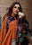 FULLY EMBROIDERED 3PC DHANAK DRESS WITH EMBROIDERED DHANAK SHAWL-ZSJ5050