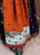 FULLY EMBROIDERED 3PC DHANAK DRESS WITH EMBROIDERED DHANAK SHAWL-ZSJ5050